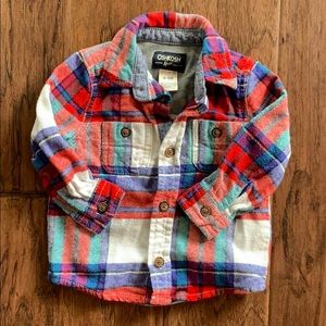 Plaid flannel for baby